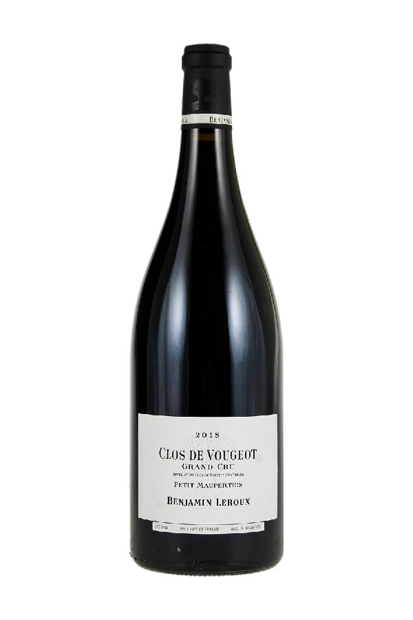 Bottle of Benjamin Leroux Benjamin Leroux Clos Vougeot Petit Maupertuis Grand Cru 2018