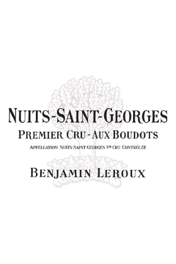 Bottle of Benjamin Leroux Benjamin Leroux Nuits Saint Georges 1er Cru aux Boudots 2021