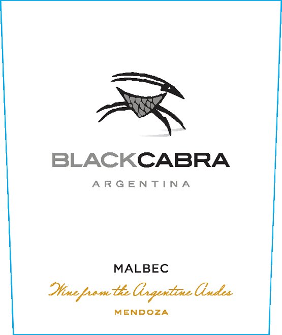 Bottle of Black Cabra Malbec 2023