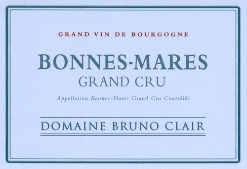 Bottle of Bruno Clair Domaine Bruno Clair Bonnes Mares Grand Cru 2018