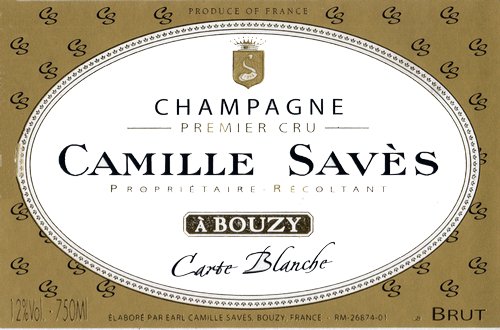 Bottle of Camille Saves Champagne Camille Saves Anais Jolie Coeur Brut Grand Cru 2015
