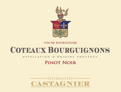 Bottle of Castagnier Domaine Castagnier Coteaux Bourguignons Pinot Noir 2017