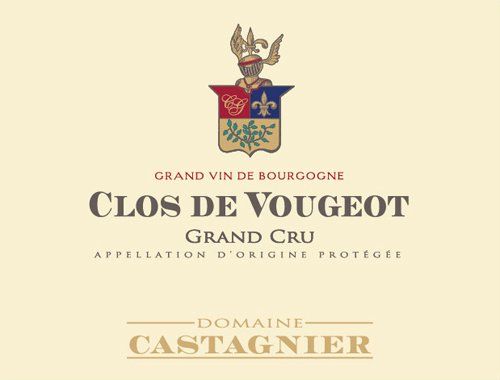 Bottle of Castagnier Domaine Jerome Castagnier Clos Vougeot Grand Cru 2019
