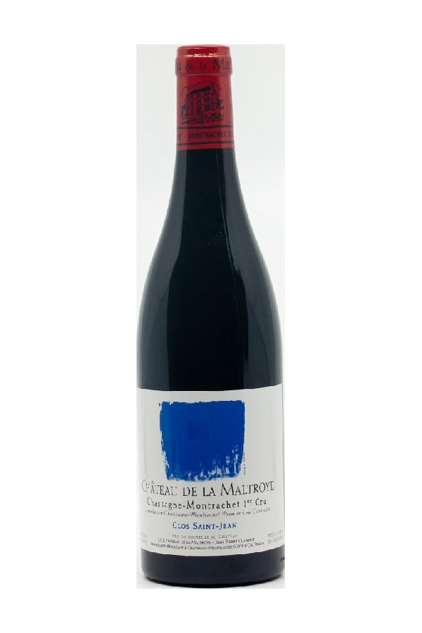 Bottle of Château de La Maltroye Château de la Maltroye Chassagne Montrachet Rouge 1er Cru Clos Saint Jean 2020
