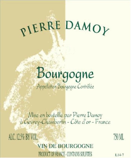 Bottle of Damoy Pierre Damoy Bourgogne Rouge 2011