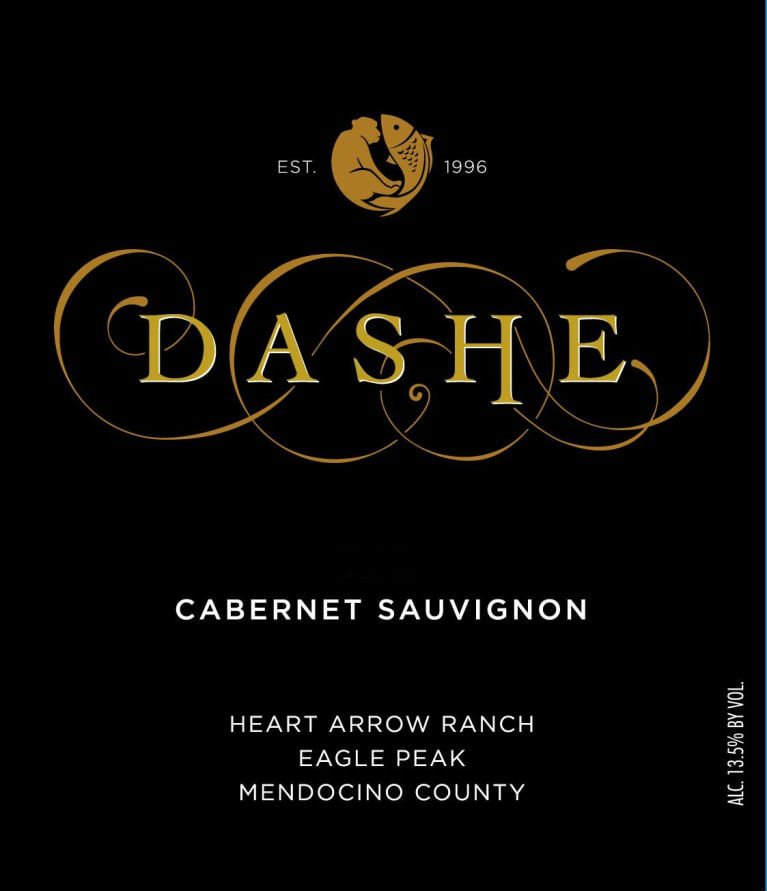 Bottle of Dashe Cellars Cabernet Sauvignon Heart Arrow Ranch 2018