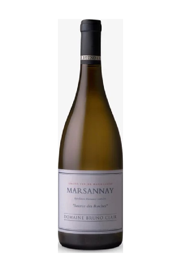 Bottle of Bruno Clair Domaine Bruno Clair Marsannay Blanc Sources des Roches 2021
