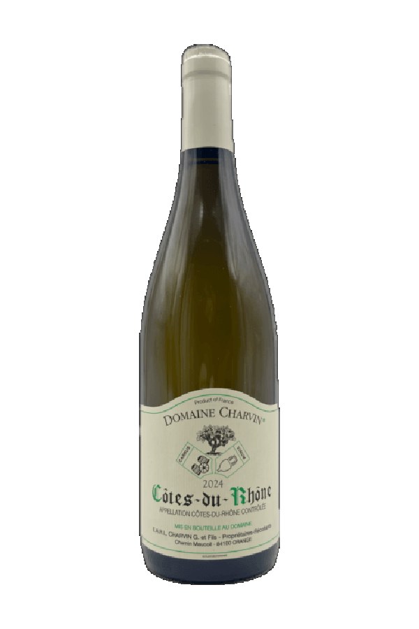 Bottle of Domaine Charvin Cotes du Rhone le Poutet 2024