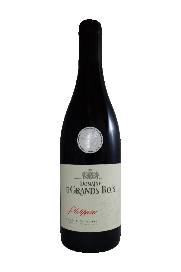 Bottle of Domaine Grand Bois Cotes du Rhone Phillipine 2022