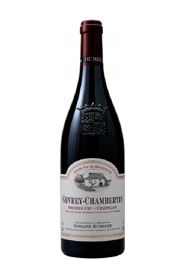Bottle of Domaine Humbert Frères Domaine Humbert Freres Gevrey Chambertin 1er Cru Crapillot 2018