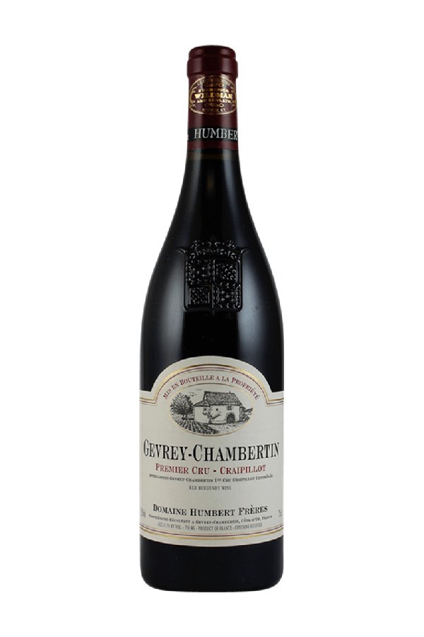 Bottle of Domaine Humbert Frères Domaine Humbert Freres Gevrey Chambertin 1er Cru Crapillot 2019