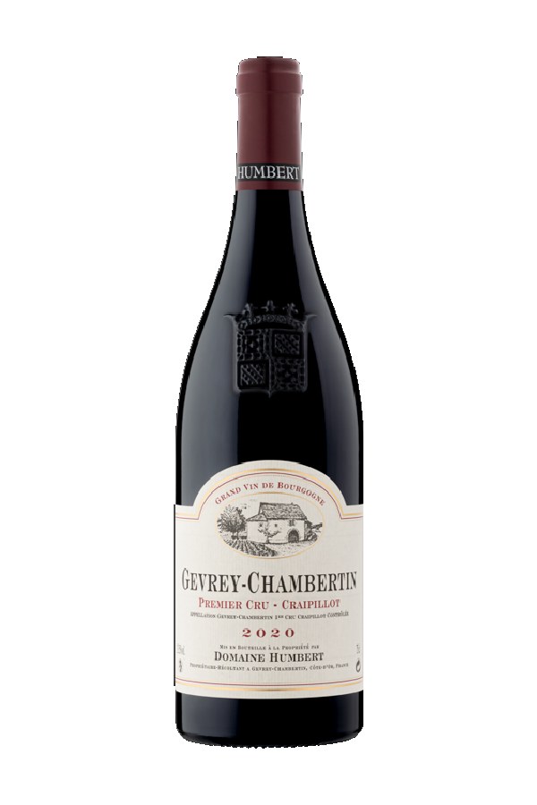 Bottle of Domaine Humbert Frères Domaine Humbert Freres Gevrey Chambertin 1er Cru Crapillot 2020