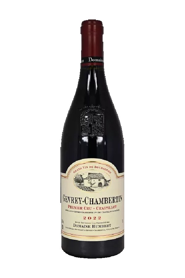 Bottle of Domaine Humbert Frères Domaine Humbert Freres Gevrey Chambertin 1er Cru Crapillot 2022