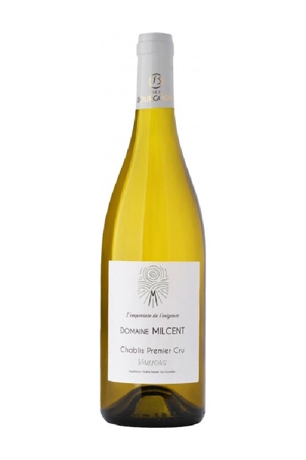 Bottle of Domaine Milcent Chablis 1er Cru les Vaillons 2021