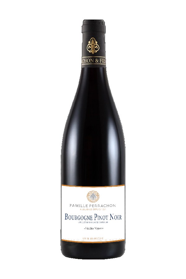 Bottle of Domaine Perrachon Bourgogne Pinot Noir 2022