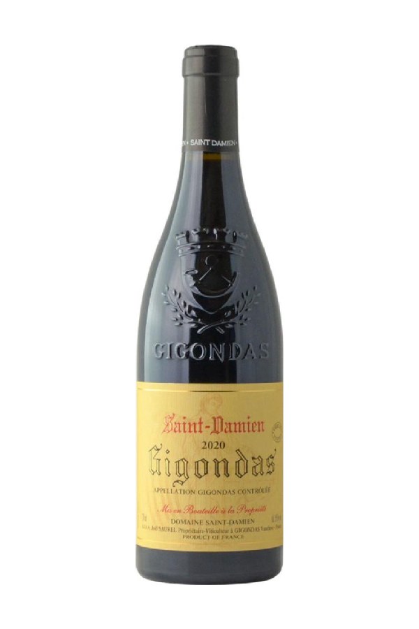 Bottle of Domaine Saint Damien Gigondas Vieiles Vignes 2020