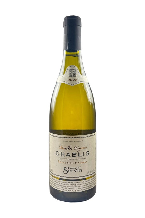 Bottle of Domaine Servin Chablis Vieilles Vignes Selection Massale 2023