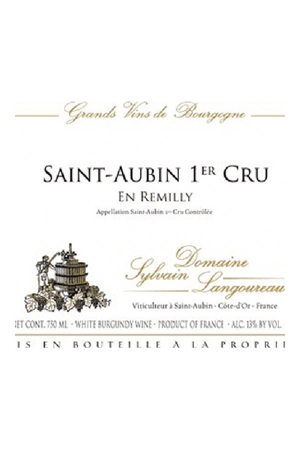 Bottle of Sylvain Langoureau Domaine Sylvain Langoureau Saint Aubin 1er Cru en Remilly 2023