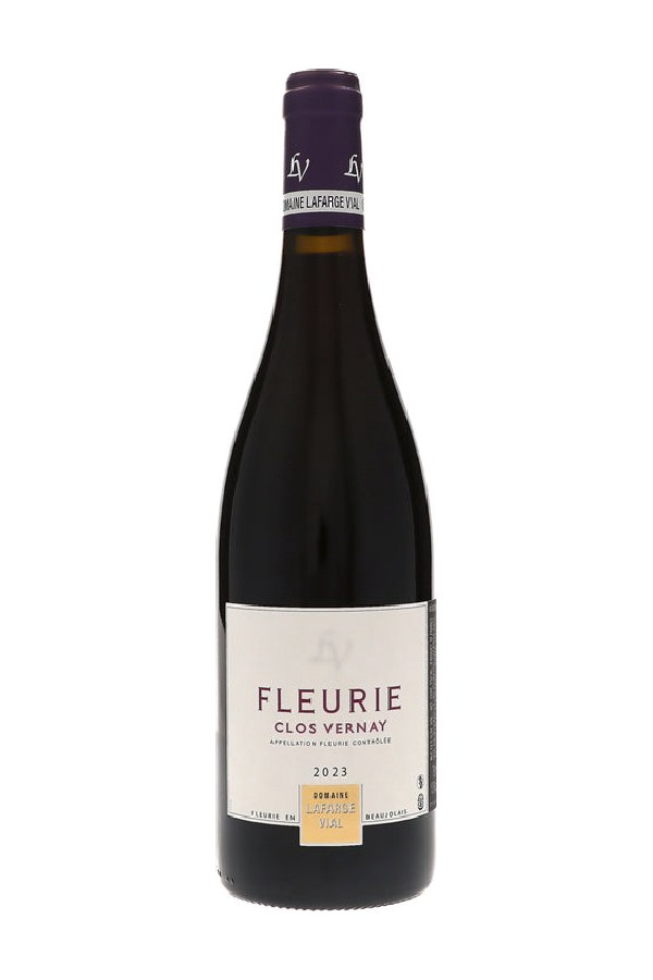 Bottle of Domiane Lafarge Vial Fleurie Clos Vernay 2023