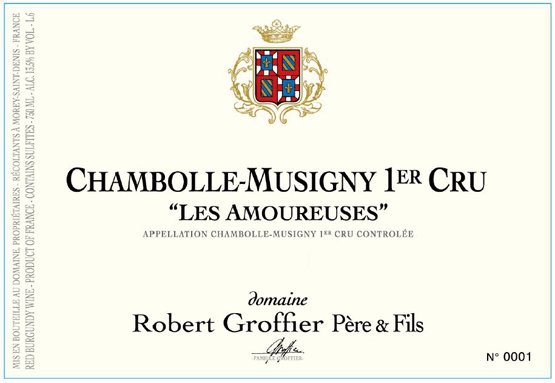 Bottle of Groffier Domaine Robert Groffier Chambolle Musigny 1er Cru les Hauts-Doix 2021