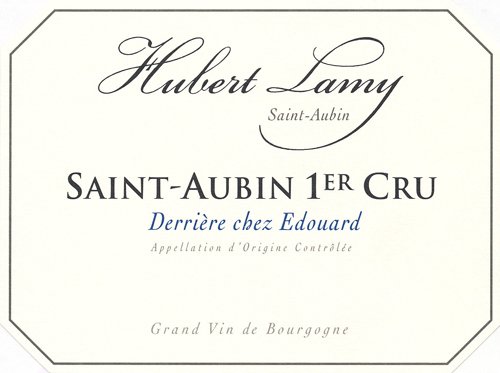 Bottle of Hubert Lamy Saint Aubin Rouge 1er Cru Derriere chez Edouard 2014