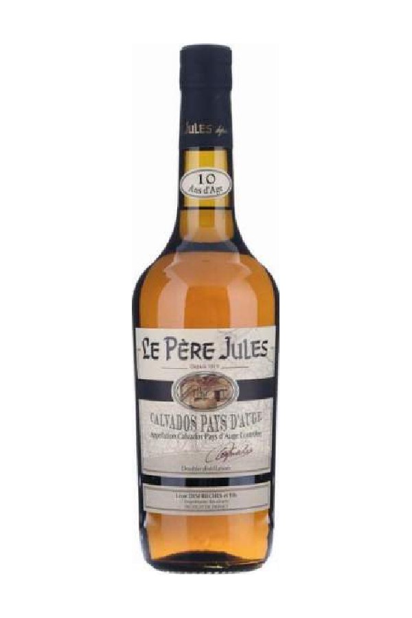 Bottle of Le Pere Jules Calvados Pays D'auge Ten Year Old