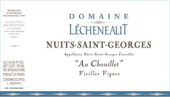 Bottle of Lecheneaut Nuits Saint Georges Au Chouillet 2011