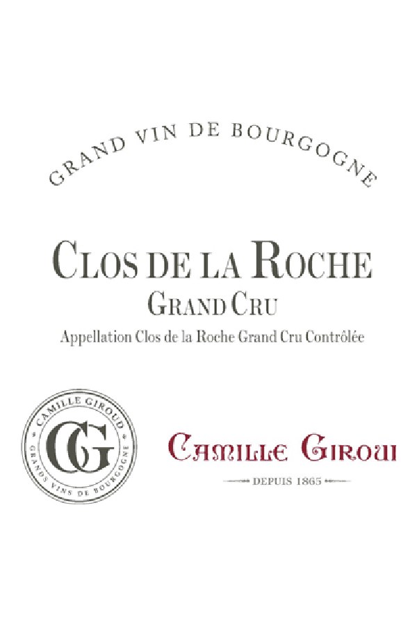 Bottle of Camille Giroud Maison Camille Giroud Clos de la Roche Grand Cru 2019