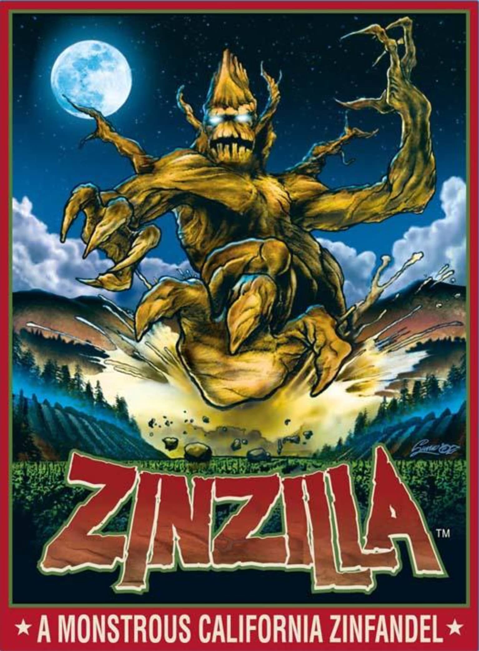Bottle of Mcnab Ridge Zinzilla Zinfandel 2020