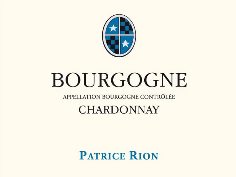 Bottle of Patrice Rion Bourgogne Pinot Noir 2012