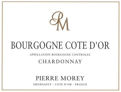 Bottle of Pierre Morey Morey-Blanc Bourgogne Chardonnay 2012