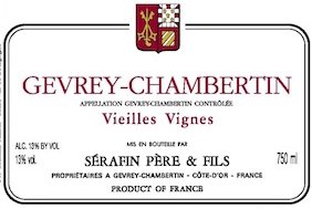 Bottle of Serafin Pere et Fils Gevrey Chambertin 1er Cru le Fonteny 2008