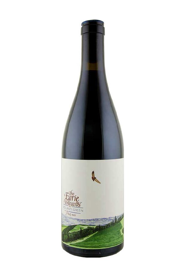 Bottle of The Eyrie Vineyards Pinot Noir Roland Green 2022