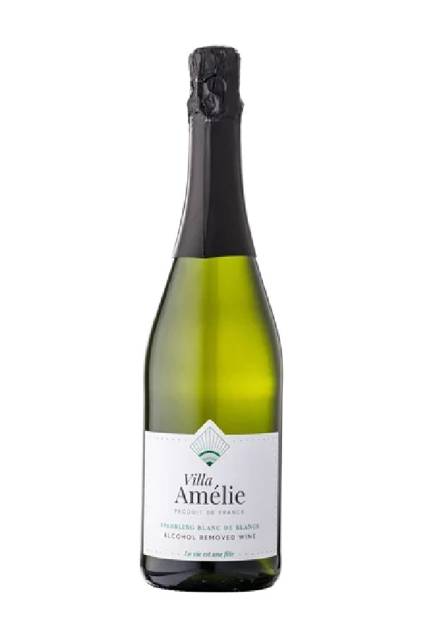 Bottle of Villa Amelie Sparkling Non Alcoholic Wine