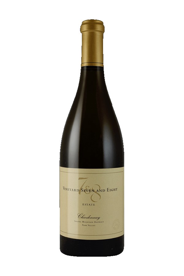 Bottle of Vineyard 7 & 8 Estate Chardonnay Spring Mountain Napa Valley 2022