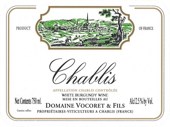 Bottle of Vocoret Domaine Vocoret Chablis 1er Cru les Forets 2024